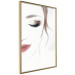 Wall Poster Delicate Beauty - a portrait of a woman with red lips and a white background 136456 additionalThumb 8