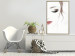 Wall Poster Delicate Beauty - a portrait of a woman with red lips and a white background 136456 additionalThumb 18