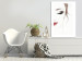 Wall Poster Delicate Beauty - a portrait of a woman with red lips and a white background 136456 additionalThumb 15