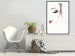 Wall Poster Delicate Beauty - a portrait of a woman with red lips and a white background 136456 additionalThumb 22
