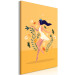 Canvas Dancing Among Flowers (1-piece) Vertical - woman amidst plants 138856 additionalThumb 2