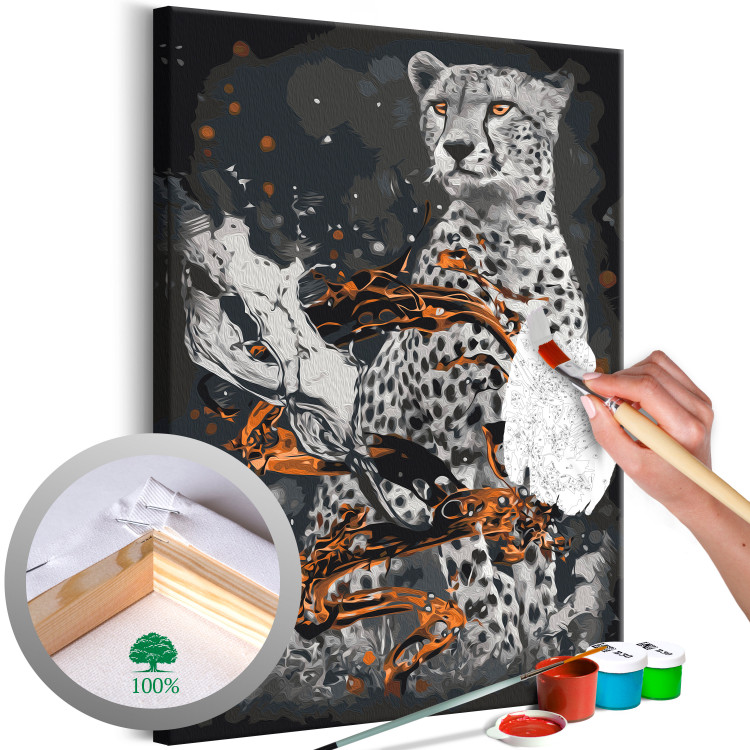 Paint by Number Kit Majestic Cheetah 142756