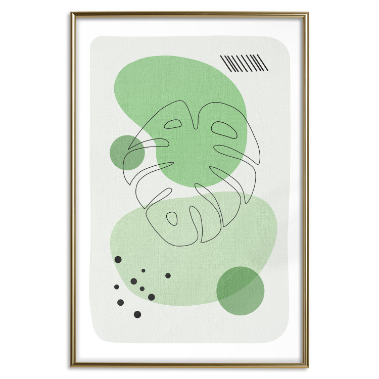 Wall Poster Green Aesthetics of Monstera [Poster] 142856 additionalImage 25