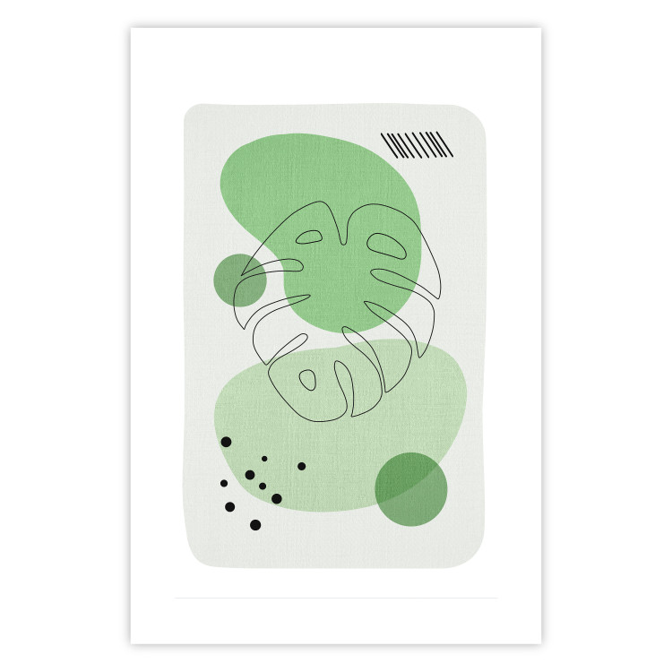 Wall Poster Green Aesthetics of Monstera [Poster] 142856 additionalImage 24