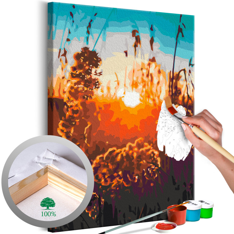 Paint by Number Kit Warm Evening - Penetrating Golden Ears at Sunset 145156