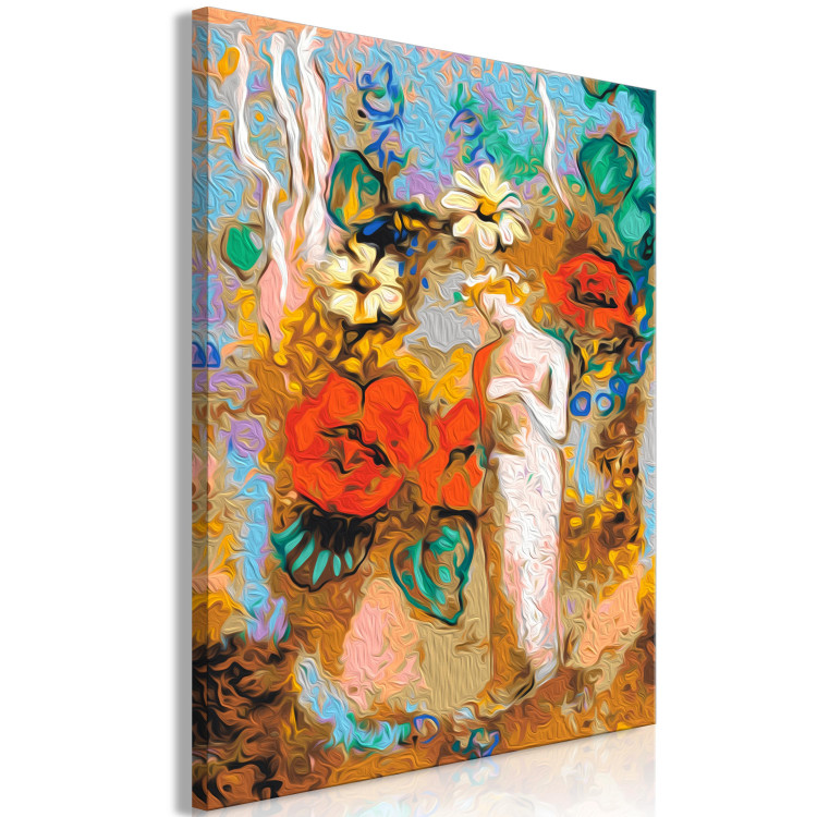 Paint by Number Kit Magic Moment - A White Figure Staring at Large Red Poppies 146556 additionalImage 5