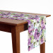 Table Runner Joyful bouquet - composition of purple flowers on a white background 147256 additionalThumb 5
