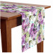 Table Runner Joyful bouquet - composition of purple flowers on a white background 147256