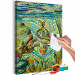Paint by Number Kit In the Current - Mosaic Fish in the Rushes and Overcast Sky 148456 additionalThumb 4