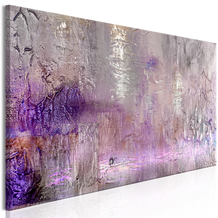 Canvas Pearl and Purple (1-piece) narrow - modern colorful abstraction 148956 additionalImage 2