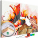 Paint by Number Kit Euphoria of Colors - Flaming Colors of Flowers Against a Clear Sky 149756