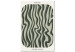 Canvas Green Stripes - Wavy Irregular Shapes With a Signature 150056