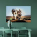 Canvas Art Print AI Maine Coon Cat - Smiling Fluffy Animal in Don Quixote Style - Horizontal 150156 additionalThumb 3