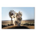 Canvas Art Print AI Maine Coon Cat - Smiling Fluffy Animal in Don Quixote Style - Horizontal 150156 additionalThumb 7