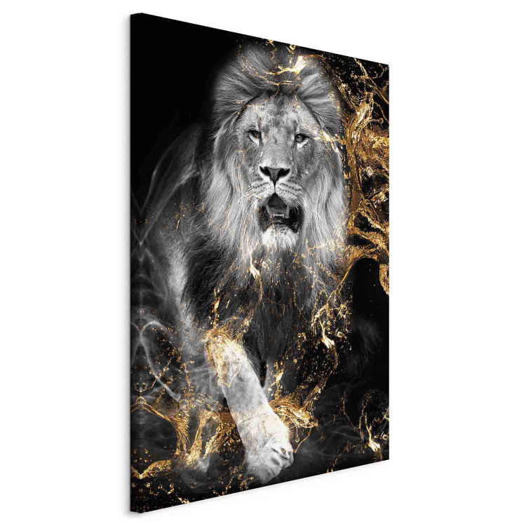 Canvas King in Gold (1 Part) Vertical 150956 additionalImage 2