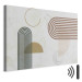 Canvas Harmonious Shapes - Abstract With Figures in Muted Colors 151256 additionalThumb 8