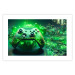 Wall Poster Gaming Technology - Gaming Pad With Intense Green Background 151556 additionalThumb 7
