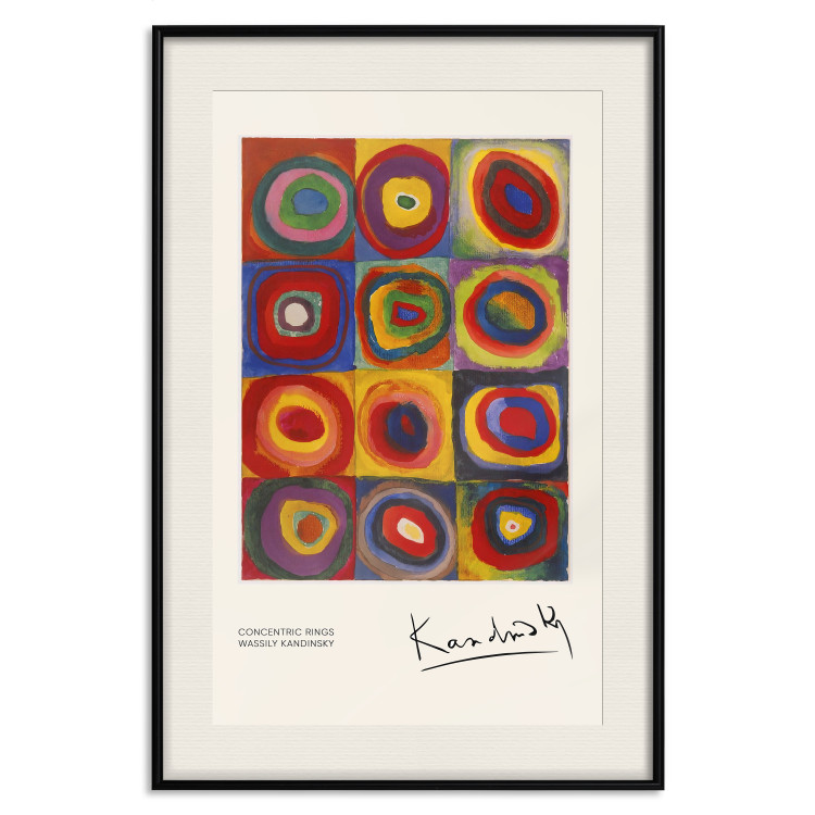 Poster A Study of Colors - A Composition With Concentric Circles by Kandinsky 151656 additionalImage 17