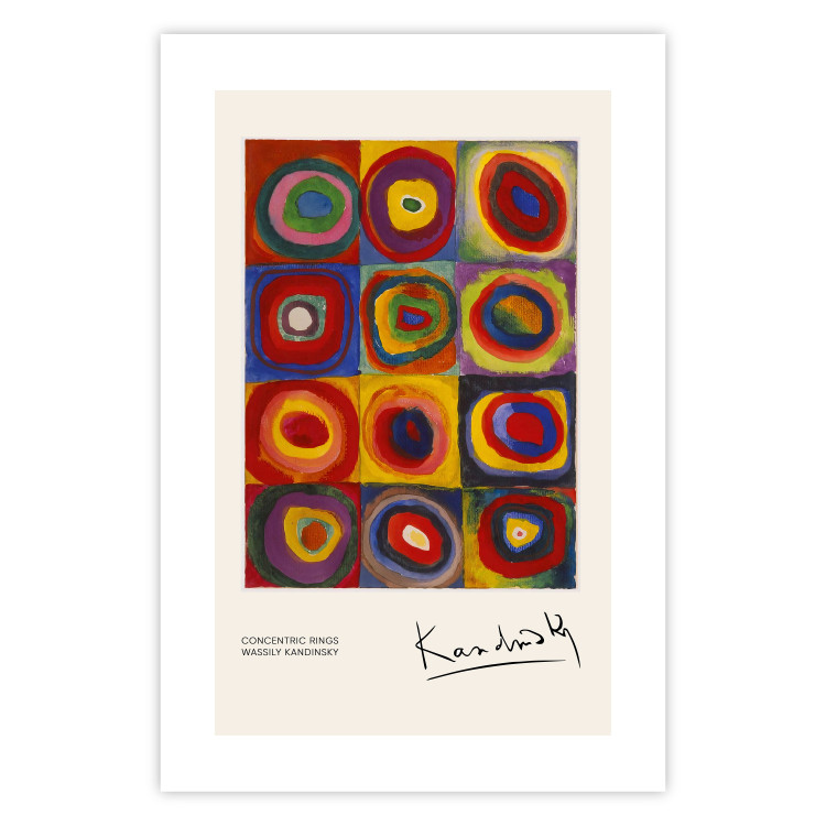 Poster A Study of Colors - A Composition With Concentric Circles by Kandinsky 151656 additionalImage 26