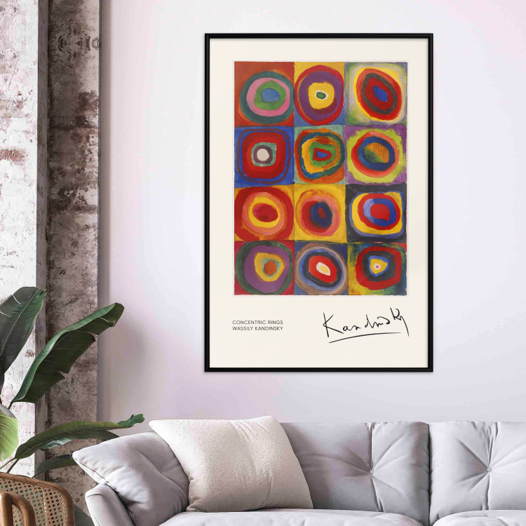 Poster A Study of Colors - A Composition With Concentric Circles by Kandinsky 151656 additionalImage 11