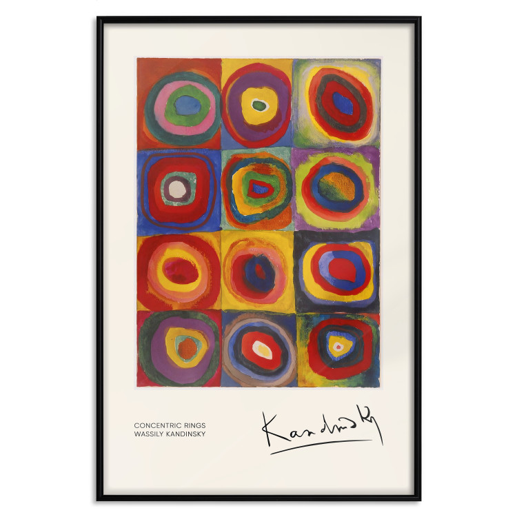 Poster A Study of Colors - A Composition With Concentric Circles by Kandinsky 151656 additionalImage 18