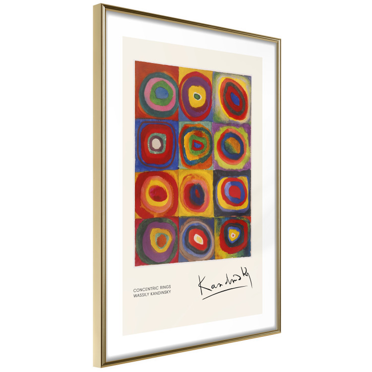 Poster A Study of Colors - A Composition With Concentric Circles by Kandinsky 151656 additionalImage 9