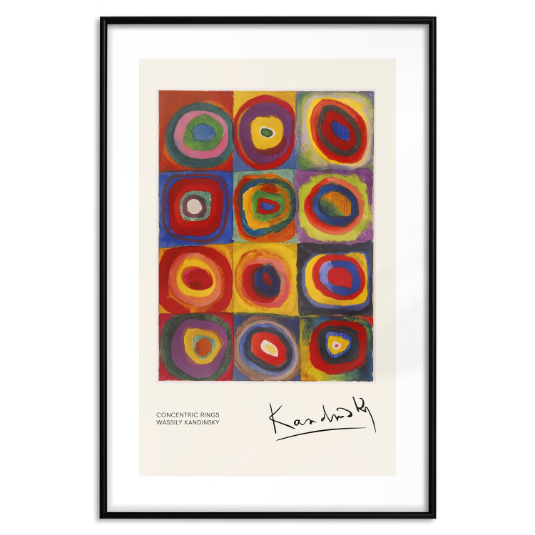 Poster A Study of Colors - A Composition With Concentric Circles by Kandinsky 151656 additionalImage 19