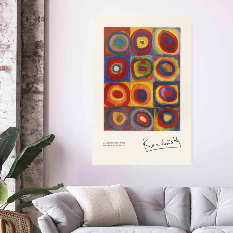 Poster A Study of Colors - A Composition With Concentric Circles by Kandinsky 151656 additionalImage 13