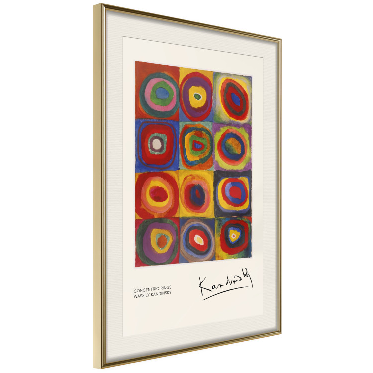 Poster A Study of Colors - A Composition With Concentric Circles by Kandinsky 151656 additionalImage 10