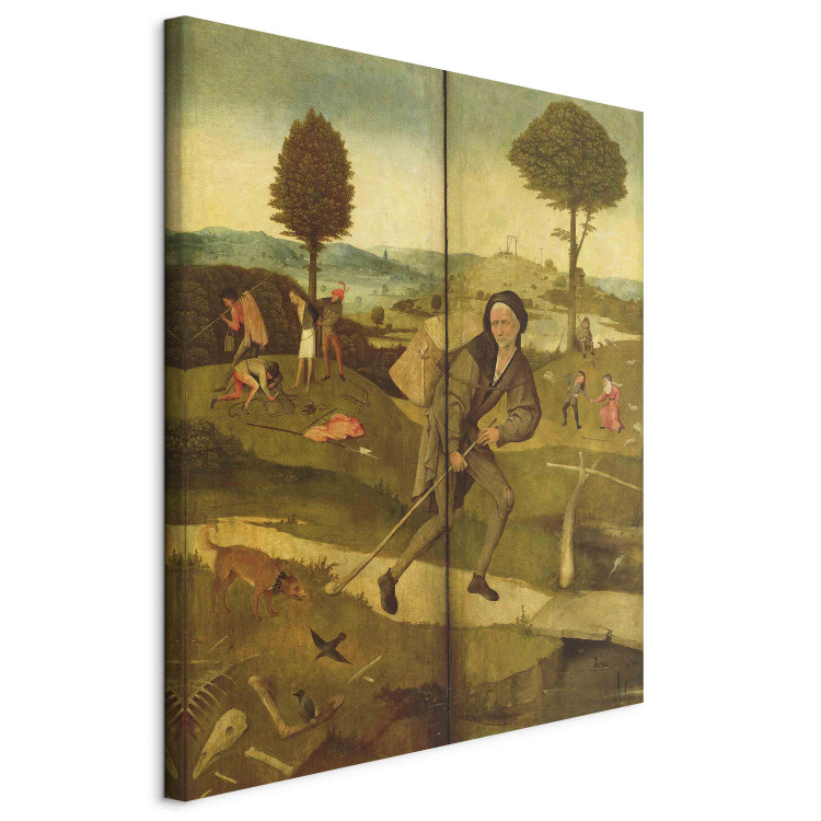 Reproduction Painting The Haywain, with panels closed showing Everyman walking the Path of Life 152456 additionalImage 2