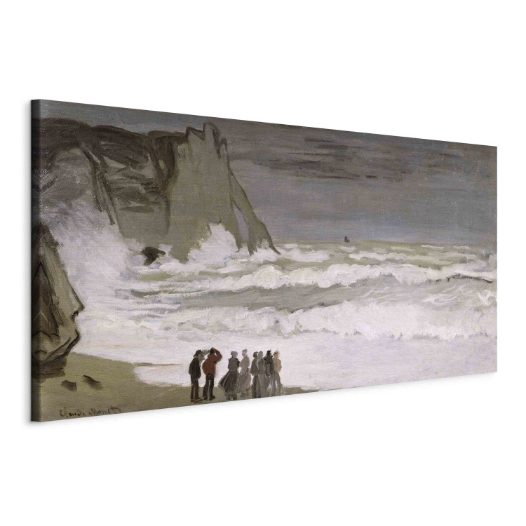 Reproduction Painting Rough Sea at Etretat 152856 additionalImage 2