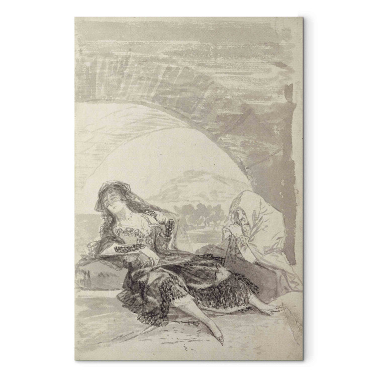 Art Reproduction Maja and Celestina under an arch 153056 additionalImage 7
