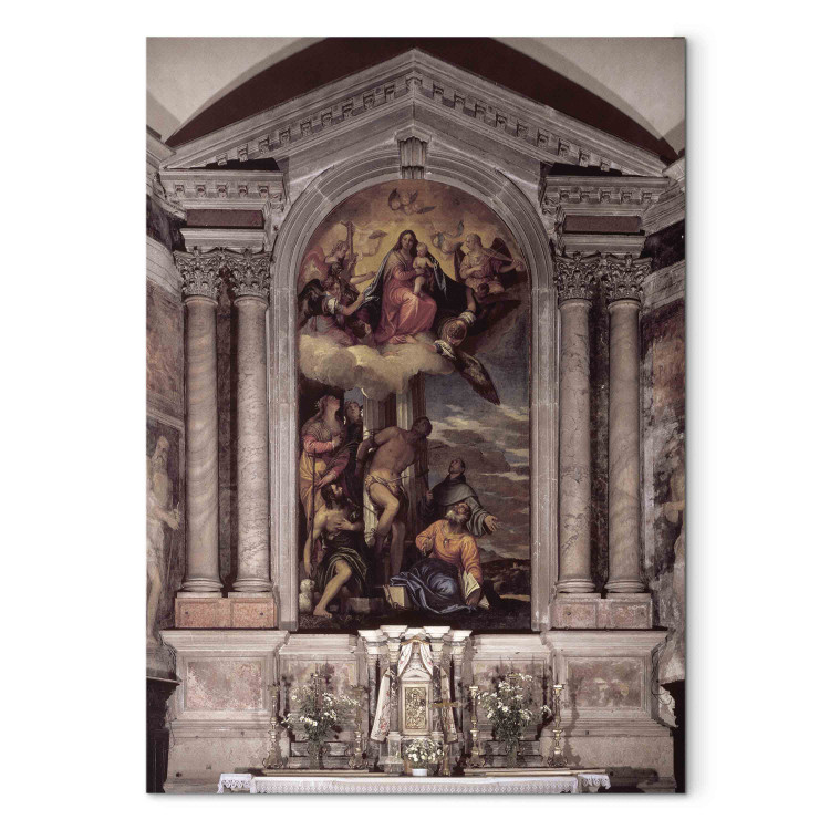 Art Reproduction The Madonna in Glory with Saints Sebastian and other Saints 153756