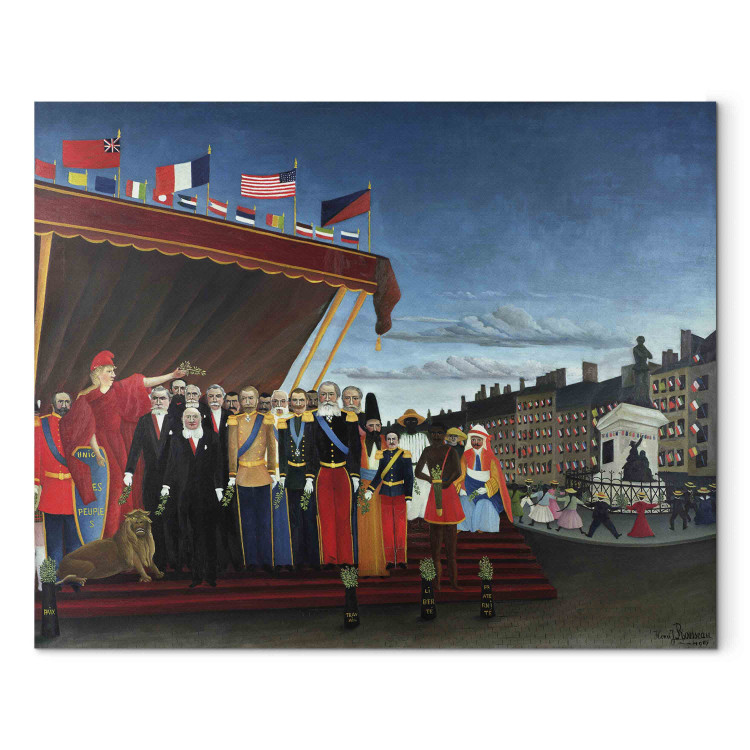 Reproduction Painting Representatives of the Forces greeting the Republic as a Sign of Peace 154356