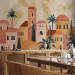 Photo Wallpaper Town Among Palm Trees - Landscape With Terracotta Houses 159456 additionalThumb 7