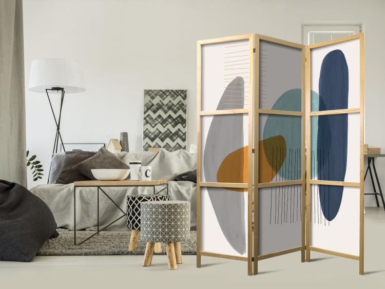 Folding Screen Simple Abstract - Minimalist Composition in Vivid Colors [Room Dividers] 159556 additionalImage 8