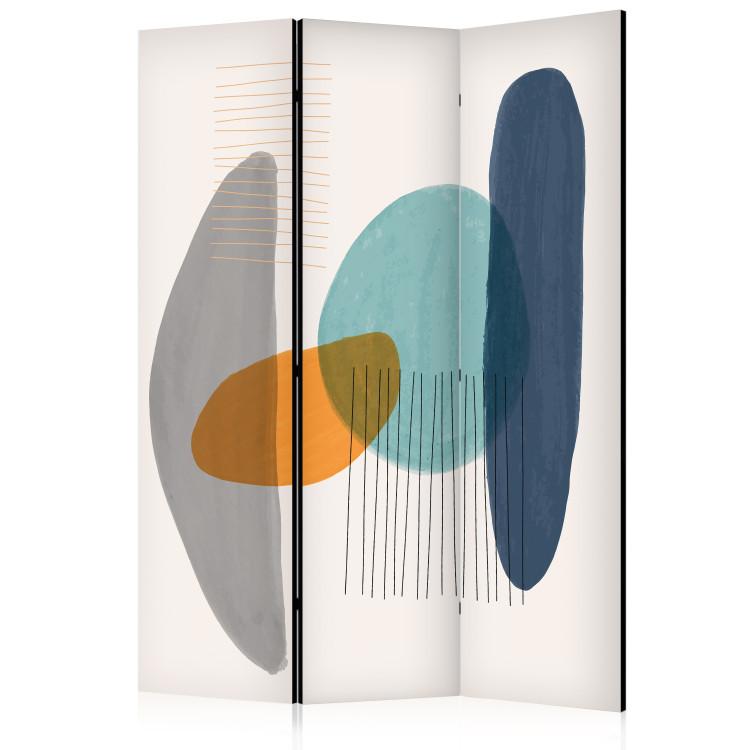 Folding Screen Simple Abstract - Minimalist Composition in Vivid Colors [Room Dividers] 159556