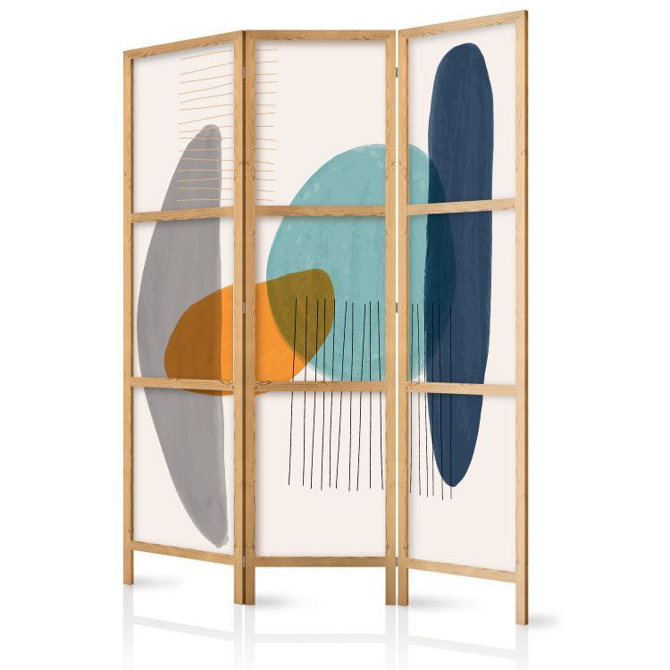 Folding Screen Simple Abstract - Minimalist Composition in Vivid Colors [Room Dividers] 159556 additionalImage 5