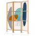 Folding Screen Simple Abstract - Minimalist Composition in Vivid Colors [Room Dividers] 159556 additionalThumb 5