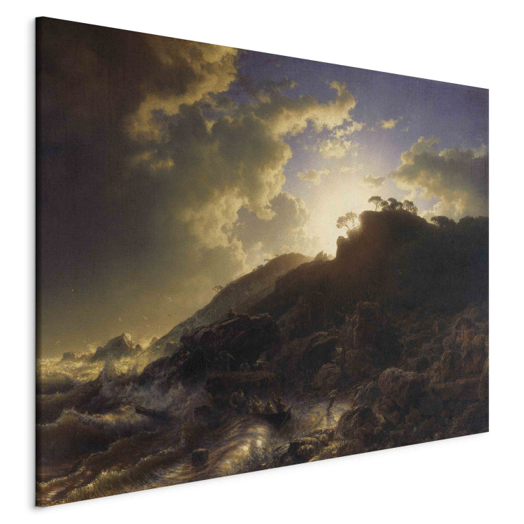 Reproduction Painting Sonnenuntergang nach einem Sturm an der sizilianischen Küste  159856 additionalImage 2
