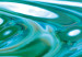Canvas Art Print Falling drop - turquoise 56456 additionalThumb 3