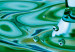 Canvas Art Print Falling drop - turquoise 56456 additionalThumb 2
