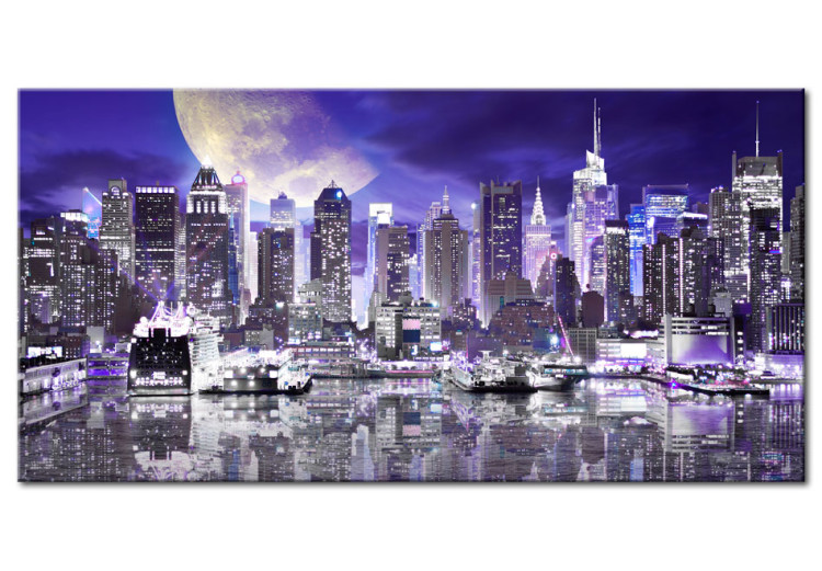Canvas Art Print NYC: Under cover of the night 58356