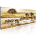Canvas Art Print Africa: at the waterhole 58556 additionalThumb 2