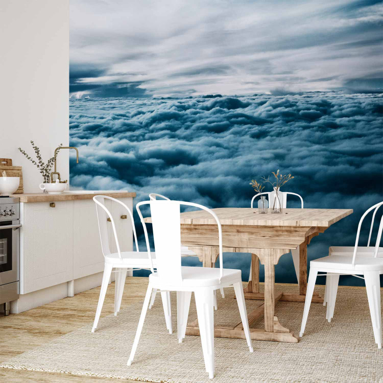 Wall Mural Walking on Clouds - Landscape of Sky Full of Dense Stormy Clouds 59856 additionalImage 7
