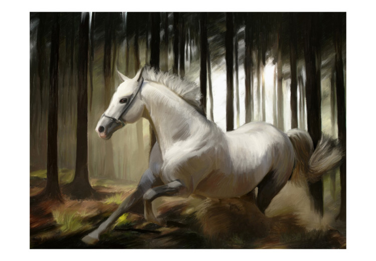Wall Mural White chase 61256 additionalImage 1