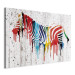 Canvas Print Colourful Zebra 65556 additionalThumb 2