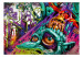 Wall Mural Street art - colourful graffiti in purple with goblin figure 92256 additionalThumb 1