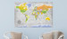 Decorative Pinboard World Map: Wind Rose [Cork Map] 95956 additionalThumb 3