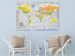 Decorative Pinboard World Map: Wind Rose [Cork Map] 95956 additionalThumb 4